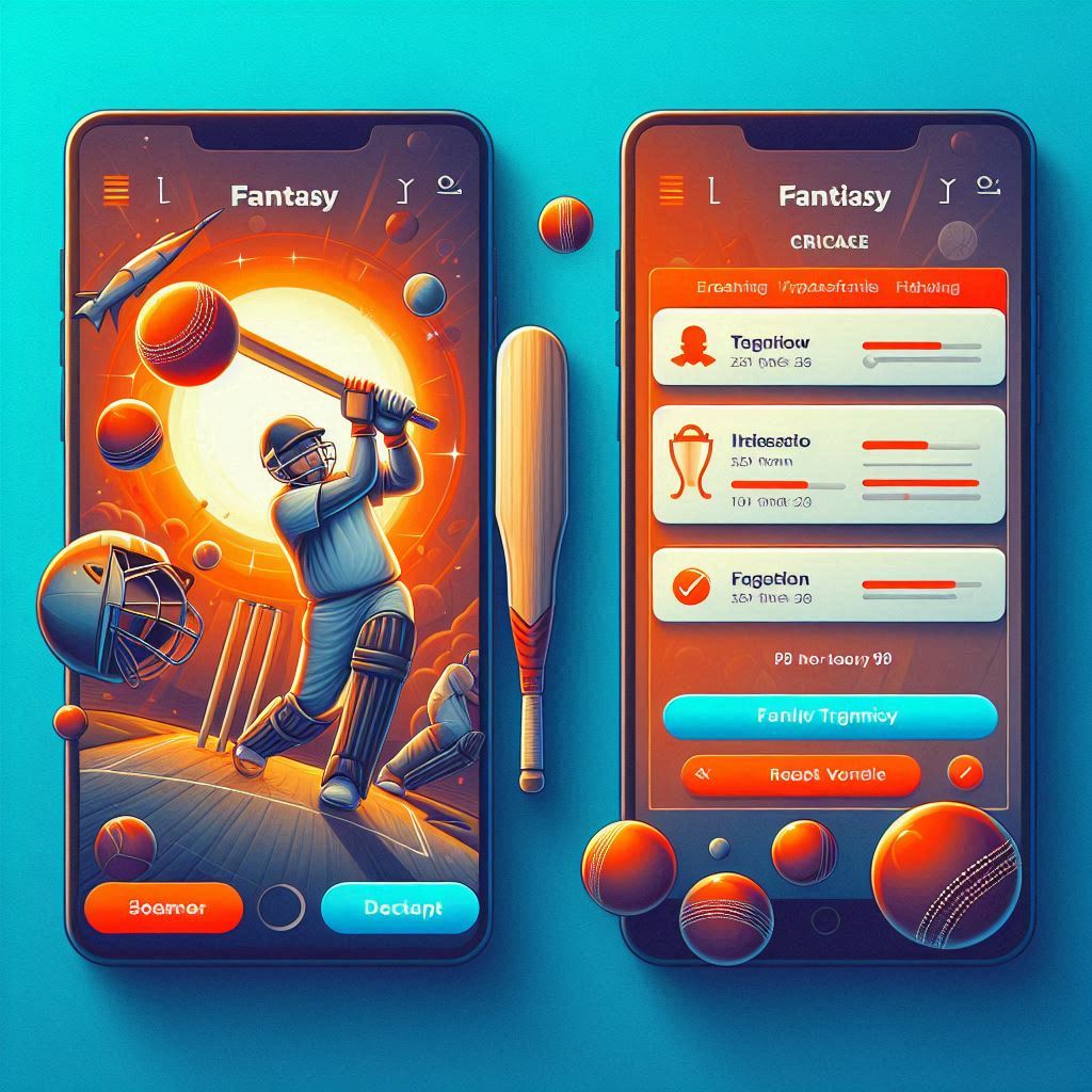 Fantasy Cricket App Mockup